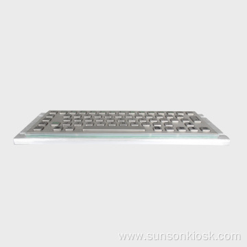 Braille Metal Keyboard with Touch Pad